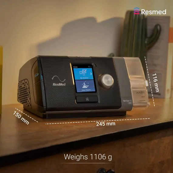 Resmed-RespBuy-Airstart10-CPAP-Dimensions