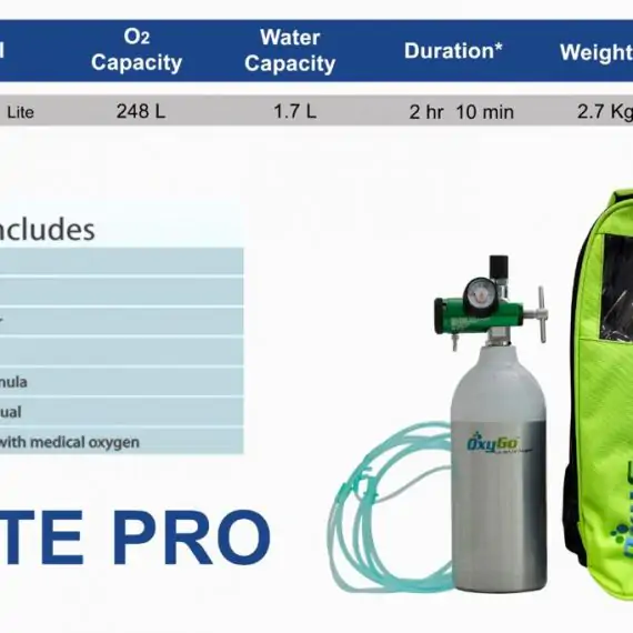 RespBuy-OxyGo-LitePro-Oxygen-Cylinder-Specifications