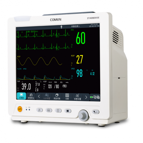 Comen STAR8000E Cardiac 5 Para Patient Monitor