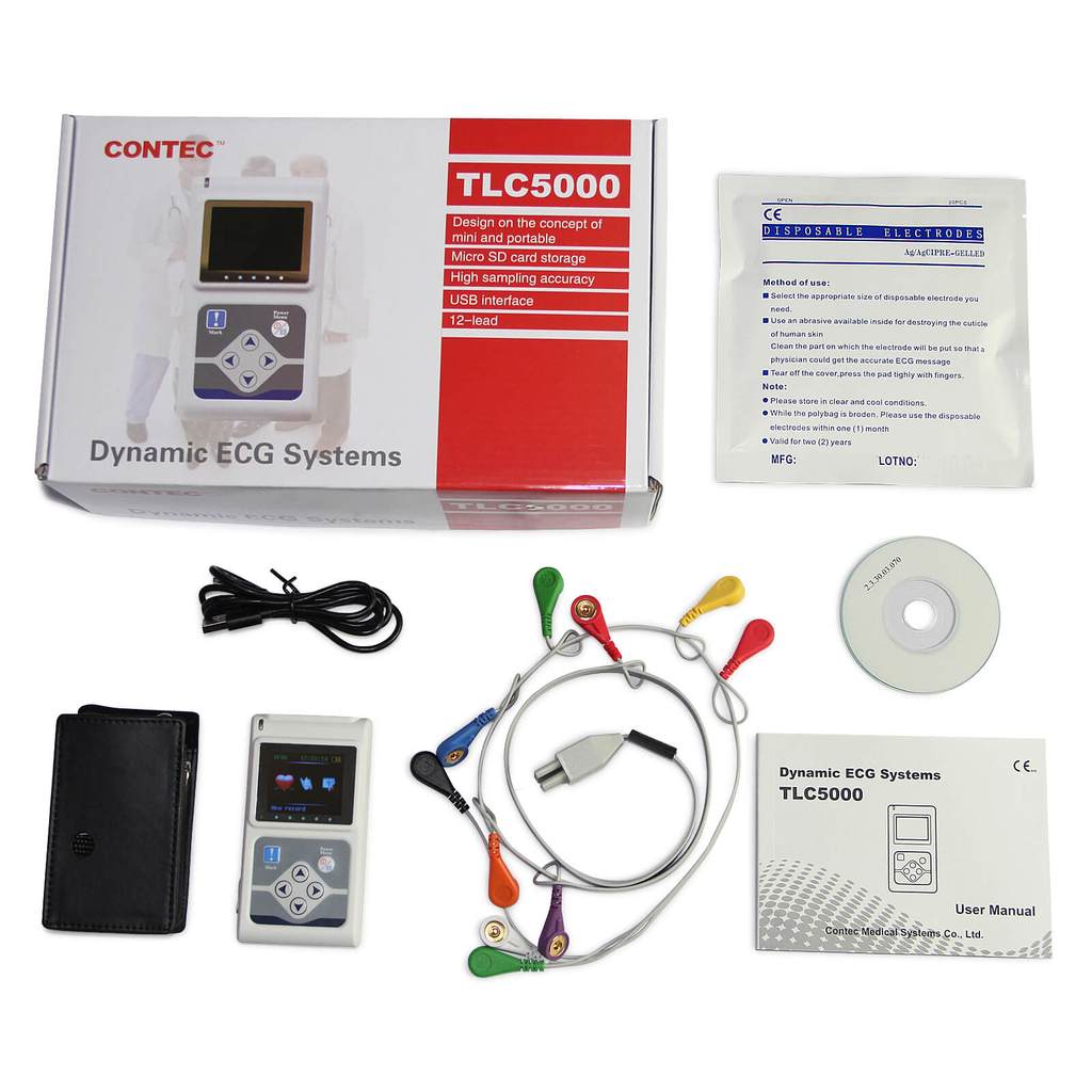 Câble ECG 10 Dérivations Pour Holter CONTEC TLC5000/TLC6000 - Neuf, Marque CON-TEC