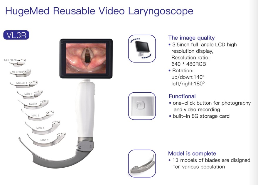 Hugemed Video Laryngoscope