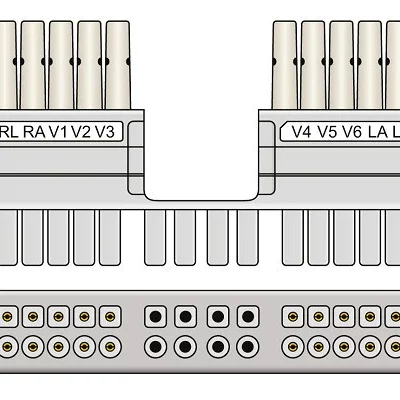 RespBuy-Mortara-Burdick-Compatible-ECG-ECG-Replacement-Cable-Connector