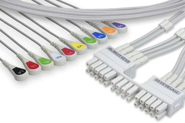 RespBuy-Mortara-Burdick-Compatible-ECG-ECG-Replacement-Cable-Snap-Type