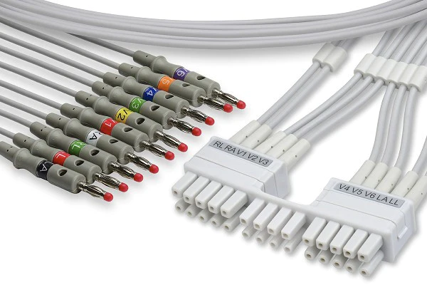 Mortara or Burdick Compatible EKG Replacement Lead Wire