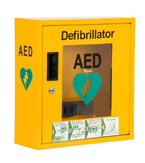 AED Cabinet Yellow