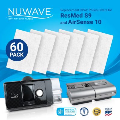 Pollen Filters CPAP ResMed S9/S10 - 60 Per Pack