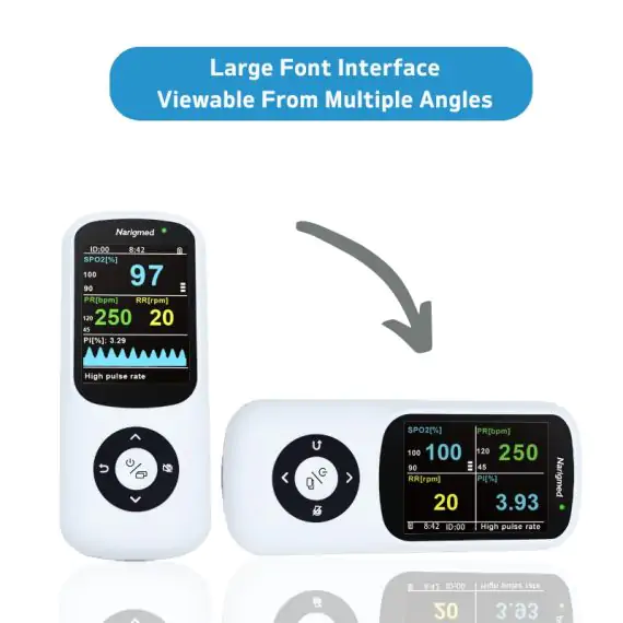 RespBuy-Narigmed-NHO-100-Hand-Pulse-Oximeter-Tilt