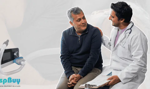 patient consulting with doctor for cpap