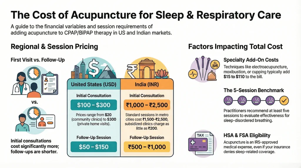 Acupuncture Prices: What Usually Affects the Cost for Sleep & Respiratory Patients