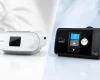ResMed AirSense 10 AutoSet and Philips DreamStation Auto CPAP side by side comparison image