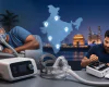 Philips CPAP machine and technician service support with India map for respiratory device repair