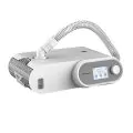 Oxymed AirSmart Bi-Level Auto with humidifier and hose - left angled view