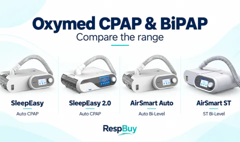 Oxymed CPAP machine comparison: SleepEasy, SleepEasy 2.0, AirSmart Auto and AirSmart ST