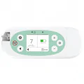 Oxymed P2-E7 portable oxygen concentrator - top control panel view