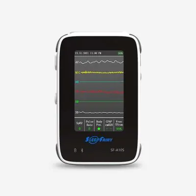 VentMed SF-A10S portable sleep apnea diagnostic device - front display