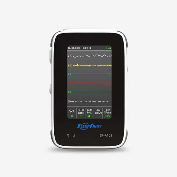 VentMed SF-A10S portable sleep apnea diagnostic device - front display