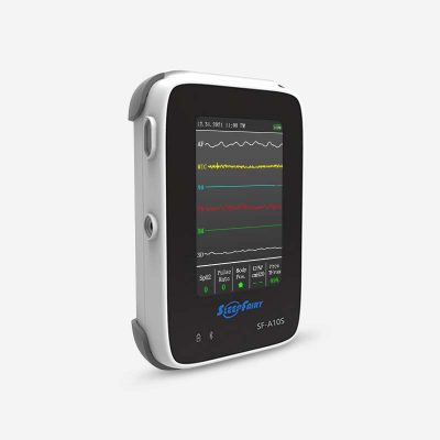 VentMed SF-A10S portable sleep apnea diagnostic device - left angle